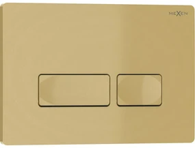 Mexen Tex 04, splachovacie tlačidlo, zlatá, 6104-06