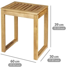 Stolička z masívu akácie v prírodnej farbe Fondi – Wenko