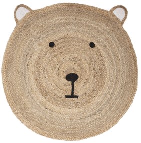 Detský koberec Bear, (fi) 100 cm, béžová