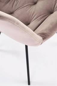 OTOČNÁ JEDÁLENSKÁ STOLIČKA TIARA BÉŽOVÁ