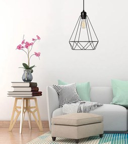 Toolight - Stropná lampa Reno 1xE27 180986, čierna, OSW-00011