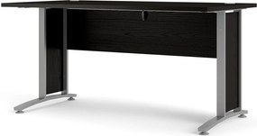 Písací stôl Officer 80400/71 150 cm čierny/strieborný