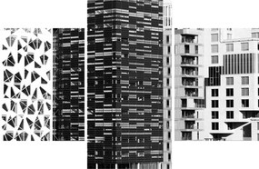 Obraz čiernobiele architektúry (90x60 cm)