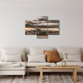 Obraz - zamračená Praha (90x60 cm)