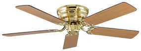 Ventilátor Classic Flat III mosadz leštená 132 cm