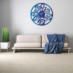 Hodiny na stenu z plexiskla - Sentop | X0109 | farebné: Šedá kovová Ral 7005 Strieborné ručičky 30 cm 4222-70234 X0109