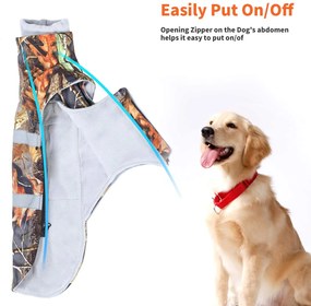 Bezdoteku Vyhrievaný oblečenie pre psov Savior maskáčový vel. XL