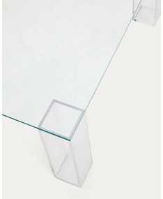 Sklenený konferenčný stolík 85x85 cm Adularia – Kave Home