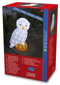 Vianočná vonkajšia dekorácia Sova, 56 LED