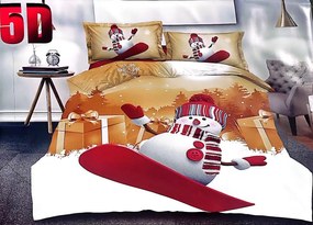 Obliečky Vianočný vzor A/1 Bavlna 7-dielna súprava