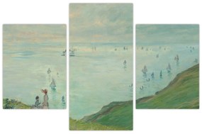 Obraz - Henri Fantin-Latour, Cliffs at Pourville, reprodukcia (90x60 cm)