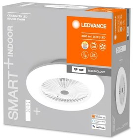 Ledvance -LED Stmievateľné svietidlo s ventilátorom SMART+ LED/35W/230V Wi-Fi + DO
