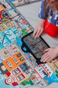 Puzzle – Animované mestečko v pohybe, 49 dielikov