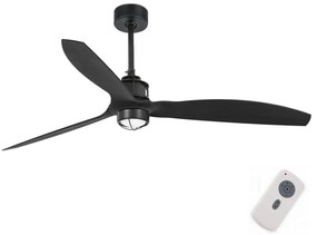 FARO 32100-10 - LED Stropný ventilátor JUST FAN LED/17W/230V čierna + DO