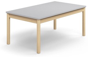 Stôl DECIBEL, 1400x800x590 mm, akustický HPL - šedá