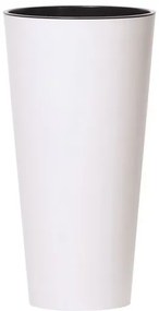 Prosperplast Kvetináč Tubus Slimmer biely matný, varianta 15 cm