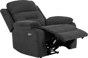 Antracitové relaxačné kreslo Vansbro – Actona
