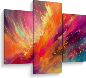 Obraz - Dynamická abstrakcia (90x60 cm)