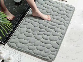 XPOSE® Kúpeľňová predložka s pamäťovou penou ERIS - svetlo sivá 50x80 cm