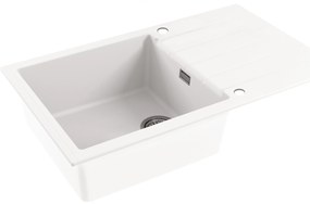 ALVEUS CZ CADIT 40 bílý 11 + pop up sifon 860x500x198 mm