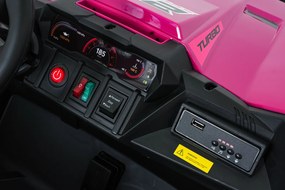 Ramiz Elektrická bugina TURBO 23 pre deti ružová