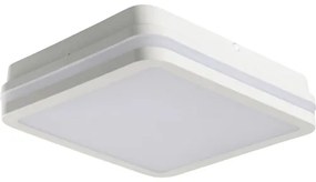 LED vonkajšie stropné svietidlo Kanlux BENO 24W NW-L-SE W IP54 24W 2060lm 4000K biele so senzorom pohybu