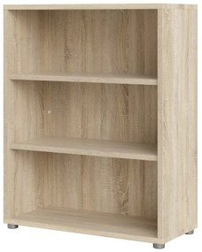 Modulárna knižnica v dekore duba v prírodnej farbe 89x113 cm Prima – Tvilum