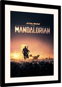 Rámovaný Obraz - Star Wars: The Mandalorian