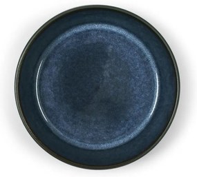 Čierna/modrá kameninová miska Gastro Dark Blue/Black – Bitz