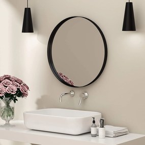 Rea Tutumi, okrúhle zrkadlo 39 cm JZ-01, čierna, HOM-09014