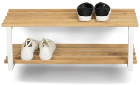 Biely kovový stojan na topánky Marco – Spinder Design