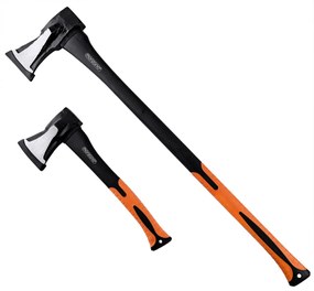 Set sekier TOMS sekera a štiepačka, 2ks, čierna/oranžová Gardebruk