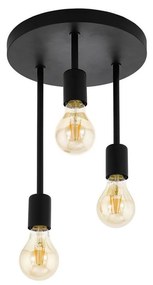 Eglo 43126 - Luster na tyči WILMCOTE 3xE27/60W/230V