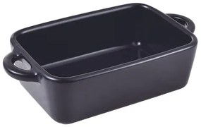 Obdĺžnikový kameninový hrniec Masterpro / 15,8 x 9 x 4,5 cm / čierny