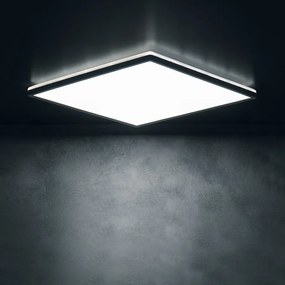 KANLUX KANLUX, AZPO stropné LED svietidlo, 225x225mm, 12,3W, 3000/4000/6000K, IP54, čierna matná, 31531