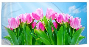 Sablio Uterák Ružové Tulipány - 30x50 cm
