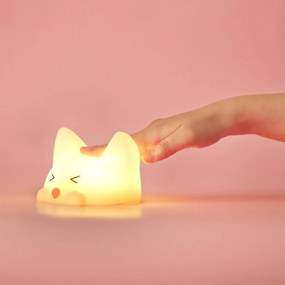 Nočné LED s batériou Catty Cat 7 farieb + zvuk