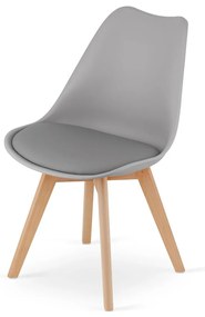 Dekorstudio Dizajnová stolička ENZO 007 sivá Počet stoličiek: 1ks