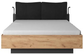 Manželská posteľ CODE s úložným priestorom Prevedenie: posteľ bez roštu a matraca