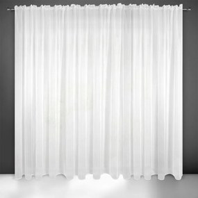 Biela záclona na páske LUCY 400x270 cm