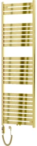 Mexen Uran, elektrické vykurovacie teleso 1800x600 mm + vykurovacia tyč 900 W, zlatá lesklá, W105-1800-600-2900-50