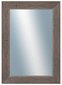 DANTIK - Zrkadlo v rámu, rozmer s rámom 50x70 cm z lišty TOMAS šedá veľká (3030)