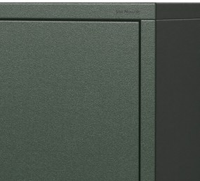 Komoda CARLA, 800 x 1015 x 400 mm, Modern: fľaškovo zelená farba