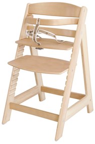 roba Detská drevená vysoká jedálenská stolička Sit Up (prírodná/flex)  (100306933)