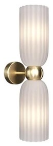 Maytoni MOD302WL-02W - Nástenné svietidlo ANTIC 2xE14/40W/230V zlatá/biela