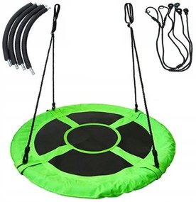 Záhradný hojdačkový kruh SKYNEST 100 cm, zelený
