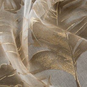 ZÁVES NA KRÚŽKOCH LAYLA 140X250 CM LISTY