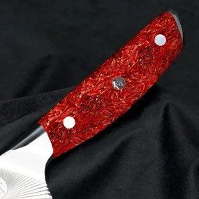 Kuchařský nůž Santoku Dellinger Sandvik Red Northern Sun