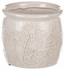 Obal na kvety Flores, 14 x 12 x 14 cm, keramika