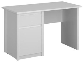 PC stôl 1D1S/120, biela, ERODIN